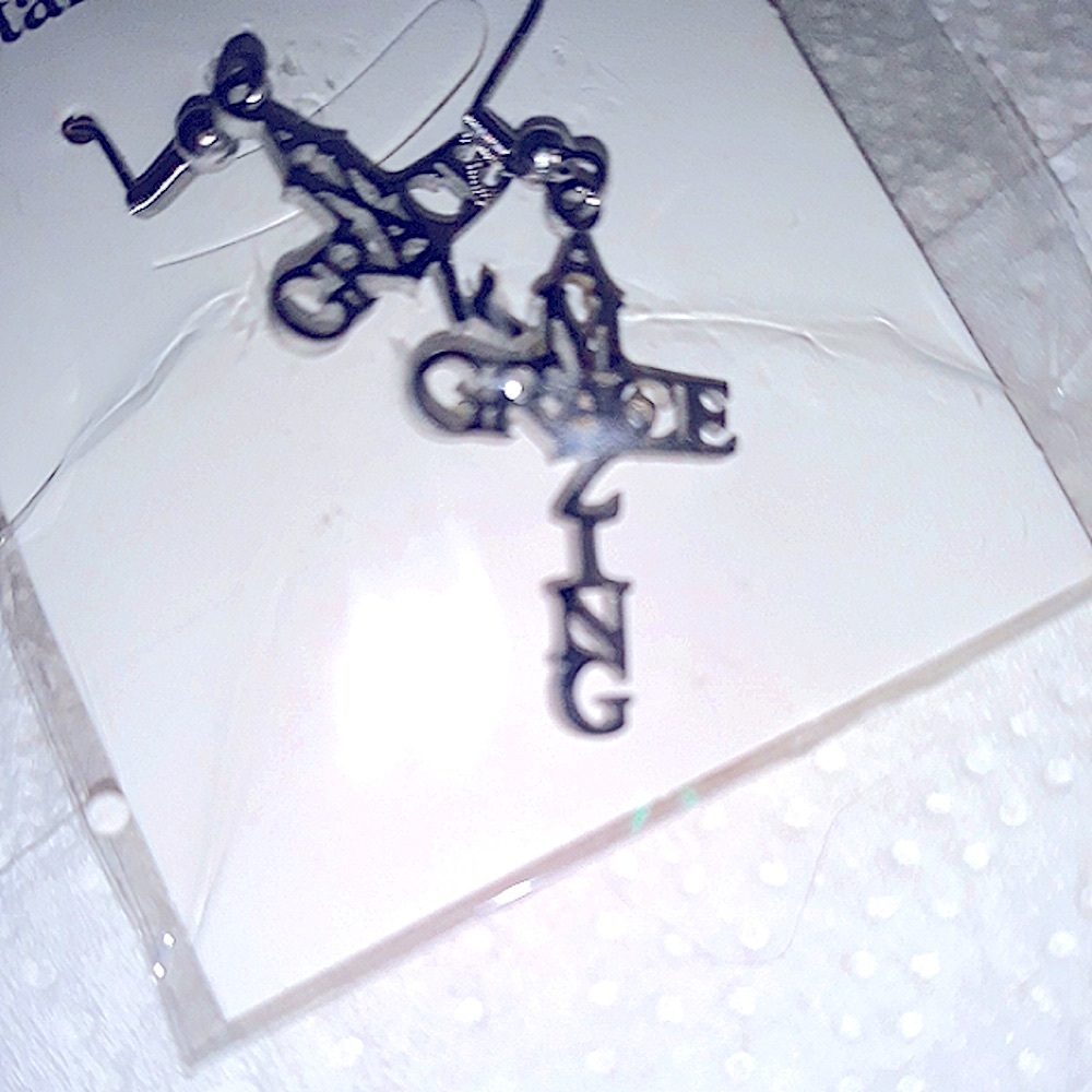 Cross Necklace Silver‎ Pendant GRACE Charm on 18-22"chain NEW… - Picture 5 of 10